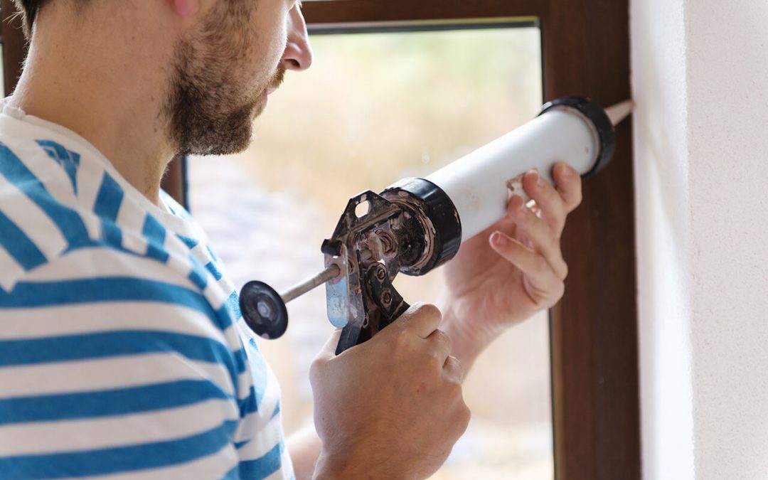 home improvement projects for fall include sealing and caulking windows